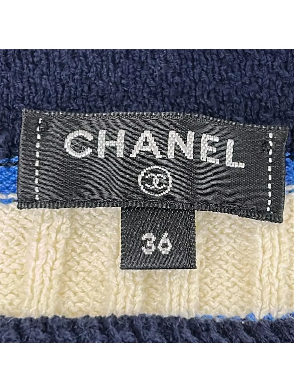 Chanel Dark Navy Cream Multi [Outer #302114C52B
